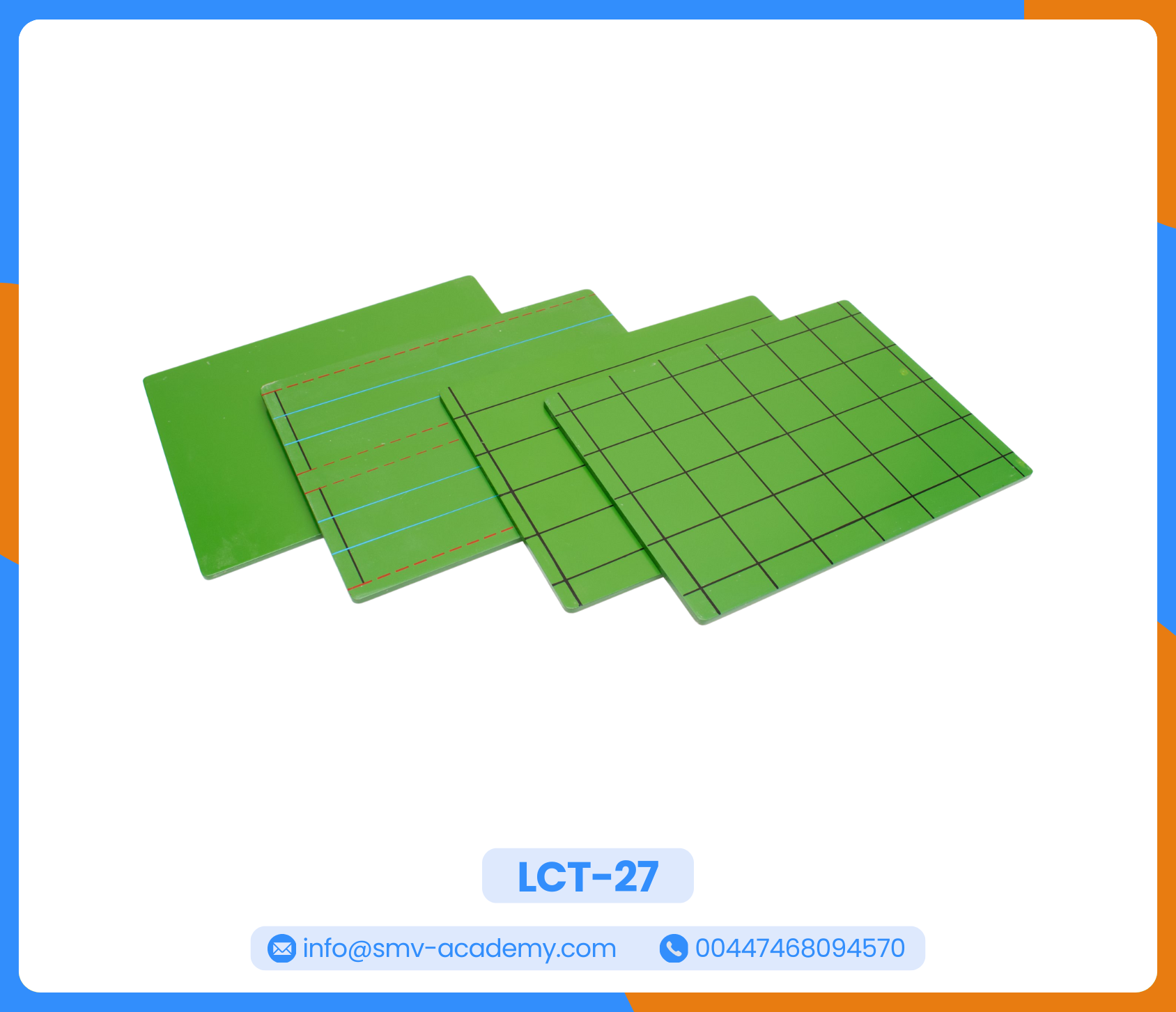 سبورة طباشيرية للحروف الانجليزية 2